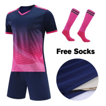 (920 Navy, XL Height 175-180CM) Adult Football Jerseys Shorts With Pockets  Socks 2025 Children's Soccer Clothes Maillot de football Men Training Kits