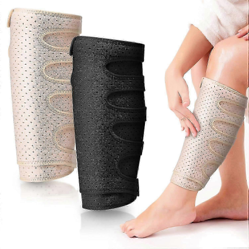 Adjustable Calf Compression Wraps for Lymphedema & Swelling (2-Pack, 5 Straps)