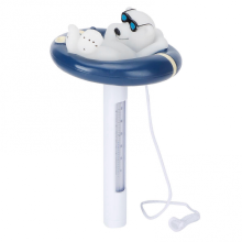 Thermomètre flottant mignon en forme d'animal de dessin animé pour piscines, spas et étangs