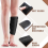 Adjustable Calf Compression Wraps for Lymphedema & Swelling (2-Pack, 5 Straps) 3