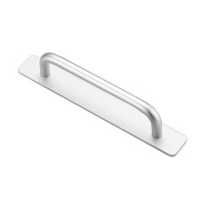 Instant Cabinet Drawer Handles Pulls, No Glue Needed Self-Adhesive Door Knob for Kitchen Sliding Closet, Aluminum Alloy Push Pull with Non-Slip Textur