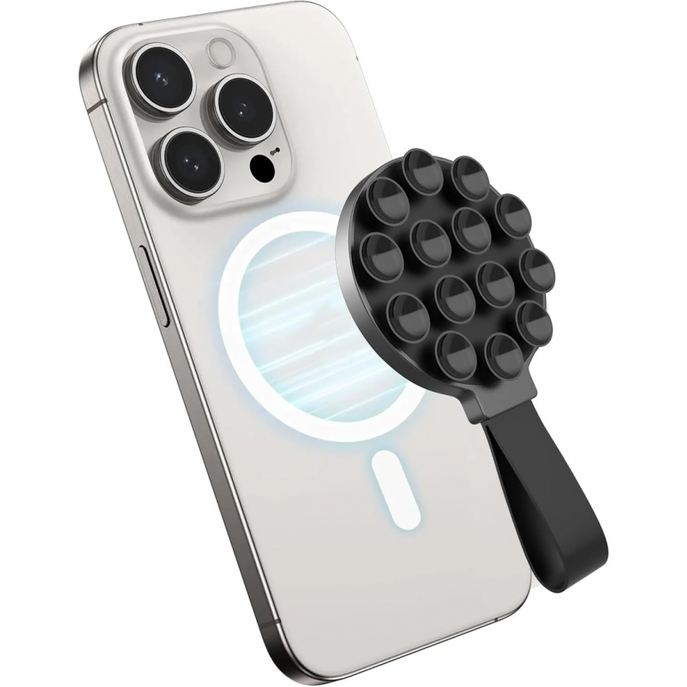 Suction Mount Magnetic Suction Phone Case Sticky Grip For Wall Shower Mirror Car 6472608691616