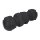 Rolo de espuma de 45 cm (18 polegadas) em EPP preto, dureza 75, com design ranhurado para massagem muscular, ideal para exercícios e relaxam 2