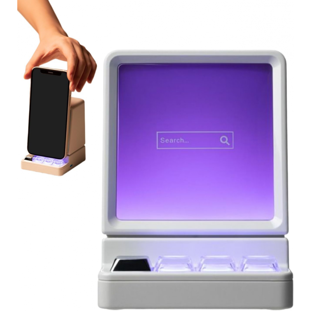 Mobile Phone Holder With Speaker, Induction Technology Mobile Phone Holder, Portable Mobile Phone Holder In Computer Design With Wireless Sp 6472608717019