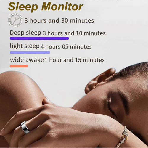 Ultimo modello 2025 Smart Ring Cardiofrequenzimetro Pressione Sanguigna Anello per Dormire 2