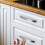 Σύγχρονο υλικό ντουλαπιού, λαβή αψίδας από συμπαγές κράμα ψευδαργύρου με 5