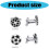 Black Check Designs Mens Cufflinks 2Pcs Brass Formal-Black Grid 3