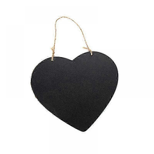 Lavagna bifacciale con corda per appendere, ideale per decorare la casa e le feste 1