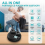 Portable CD Player, Bluetooth CD Player with Speakers Rechargeable CD Player ASP LCD Display with A 2