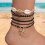 7Pcs Adjustable Sea Shell Starfish Foot Chain-Anklet style two 5