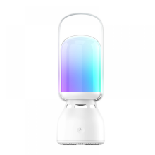 RGB-Camping-Bluetooth-Lautsprecher, kabelloser Lautsprecher mit LED-Laterne, 11 RGB-Farblichtmodi, TWS-Funktion, wiederaufladbar und tragbar