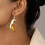 Comical Duck Banana Design Acrylic Earrings Whimsical Style 6