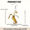 Comical Duck Banana Design Acrylic Earrings Whimsical Style 3