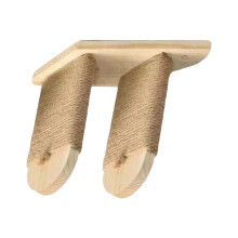 Space Saving Wood Cats Climbing Furniture Wall-Second floor