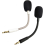 Microfones destacáveis compatíveis com headsets sem fio Razer Barracuda X com capa de espuma. 5