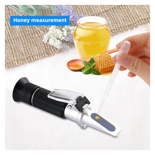 SugarBrix Handheld Refractometer, Honey, Wine, 58–90% Brix, Easy to Clean 1