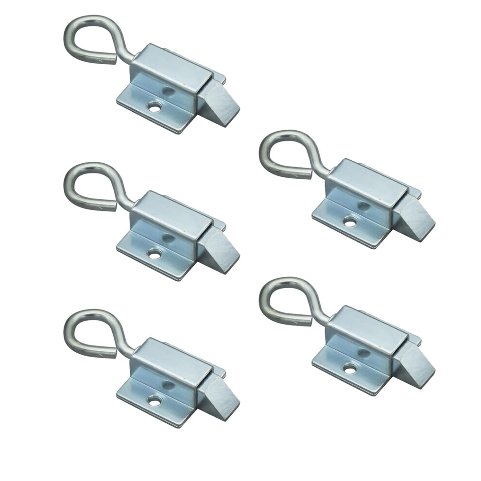 5Pcs Spring Loaded Door Bolt Latch With Quick Pull Ring For Cabinets Windows And Drawers 9001264828813
