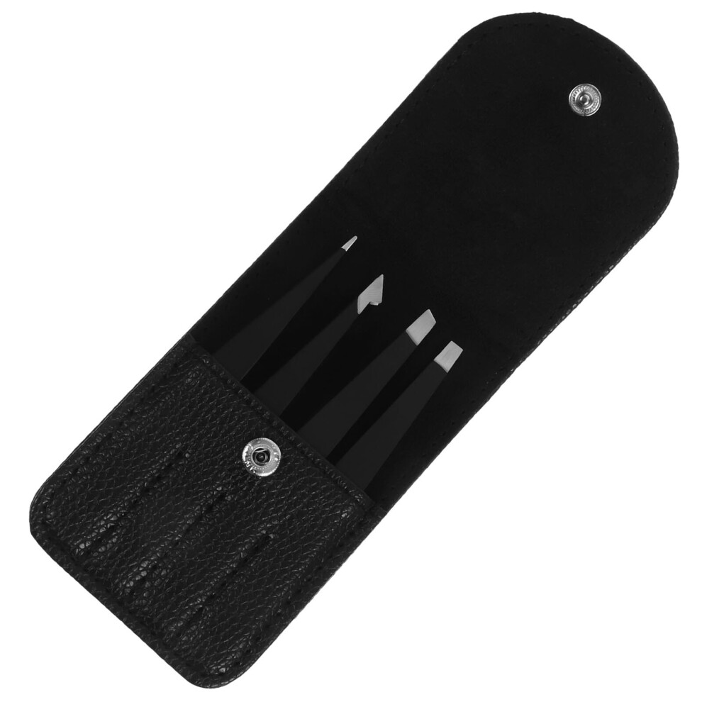 Tweezers Set Stainless Steel Precision Eyebrow Grooming and Facial Hair Removal for Eyelash Application
