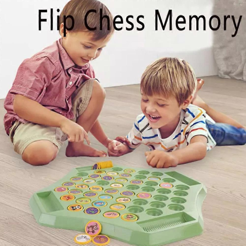 Flip Chess Memory,Chess Memory Chess Game Compatible with Kindergarten Gathering Activity 1