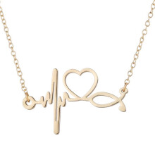 Professional Hospital Symbol Jewelry Piece Stainless Steel-Gold
