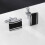 Stylish Grid Design Mens Cufflinks Copper-Two cutting lines 7