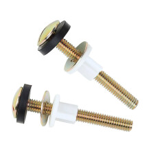 2 PCS Toilet Seat Screws Replacement Kit, Heavy Duty Toilet Seat Fastener,Universal Toilet Seat Bolt and Screw Set