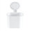 Soporte para cepillo de dientes con drenaje automático, fácil de usar e impermeable, blanco, 2 unidades. 1