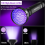 Uv Black Light Flashlight, Uv Lamp And Black Light, Black 4