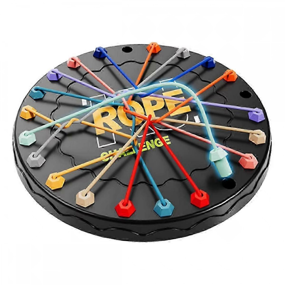Knots Rope Untangling Game Twisted Rope Puzzle Game Interactive Brain Teaser Fine Motor Skills Toy For Intelligence 6472608788828
