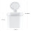 Soporte para cepillo de dientes con drenaje automático, fácil de usar e impermeable, blanco, 2 unidades. 2