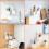 Soporte para cepillo de dientes con drenaje automático, fácil de usar e impermeable, blanco, 2 unidades. 3