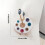 Enamel Brooch With Crystal Artistic Unisex Accessory-Black 4