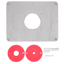 Router Templates With Rings Precision CNC Machined Aluminum Router Table Insert Plate Compatible With MAKITA 2301 Series For Woodworking Benches, Dura