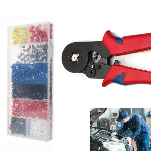Alicate de crimpagem para terminais elétricos de 0,25 a 10 mm 1