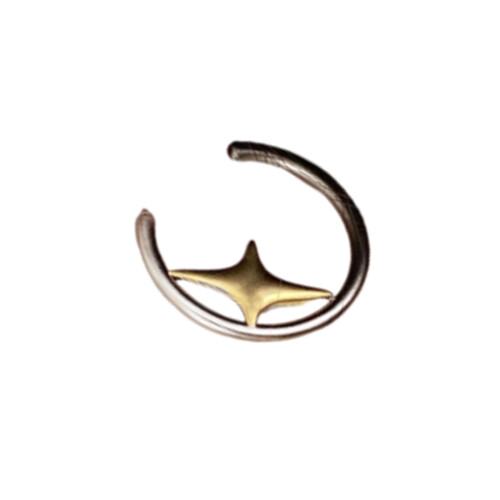 Retro C-shaped Pentagrams Star Starry Drop Earring Stylish