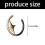 Retro C-shaped Pentagrams Star Starry Drop Earring Stylish 4