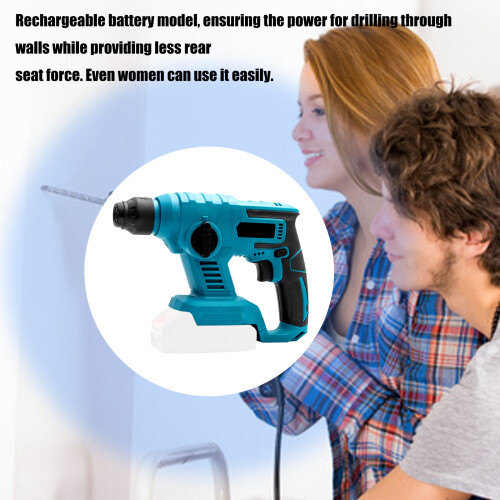 Rechargeable Cordless Rotary Electric Hammer Impact Drill 1
