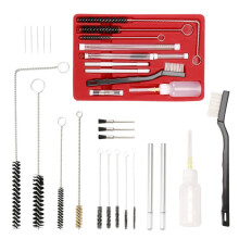 1 Set Air Brush Spray Rengöringssats Bilfärgsspruta Rengöringsborste Pneumatisk Färgspruta Detaljrengöringsreparationsverktyg