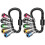 2X Bit Holder Keychain, 10Pcs 1/4 Hex Shank Impact Drill Bit Keychain Quick Change Connect Holder Drill Screw Adapter 1