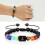 Rainbow Colors Natural Stone Charm Bracelet Handcrafted For-Y 2