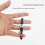 Rainbow Colors Natural Stone Charm Bracelet Handcrafted For-Y 7