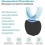 Electric Toothbrush,automatic Toothbrush,u-shape Sonic Toothbrush Teeth Whitening Kit With Replacement Brush Head 5