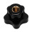 10Pcs M8 Female Thread 32mm Star Head Clamping Nuts Knob Grip Handle 3