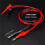 10PCS Test Hook Wire Stackable Banana Plug to  Grabber Multimeter Test Lead Set Flexible Wire Leads 500V/5V 39 Inch 6