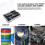 400Pcs R-Type P-Type Cable Clamps Plastic Nylon Wire Clip Assortment Kit Hardware Tools Cable Clip Buckle Clips Ties 4