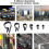 400Pcs R-Type P-Type Cable Clamps Plastic Nylon Wire Clip Assortment Kit Hardware Tools Cable Clip Buckle Clips Ties 6