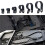 400Pcs R-Type P-Type Cable Clamps Plastic Nylon Wire Clip Assortment Kit Hardware Tools Cable Clip Buckle Clips Ties 5