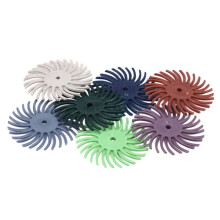 128 Stücke 1 Zoll Radial Borsten Scheibe Kit Schleifbürste 3 und 2,35 mm Schaft Detail Polier Scheibe für Drehwerkzeug Zubehör