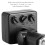 4X 220V Mini Human Body Infrared Sensor Infrared Body Sensor Switch LED Flood Light PIR Motion Sensor Adjustable Black 3