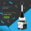 5X Joystick Switch XD2PA12 AC3000V Cross Switch Double Self-Locking Switch 2 Single Lever Switches 8